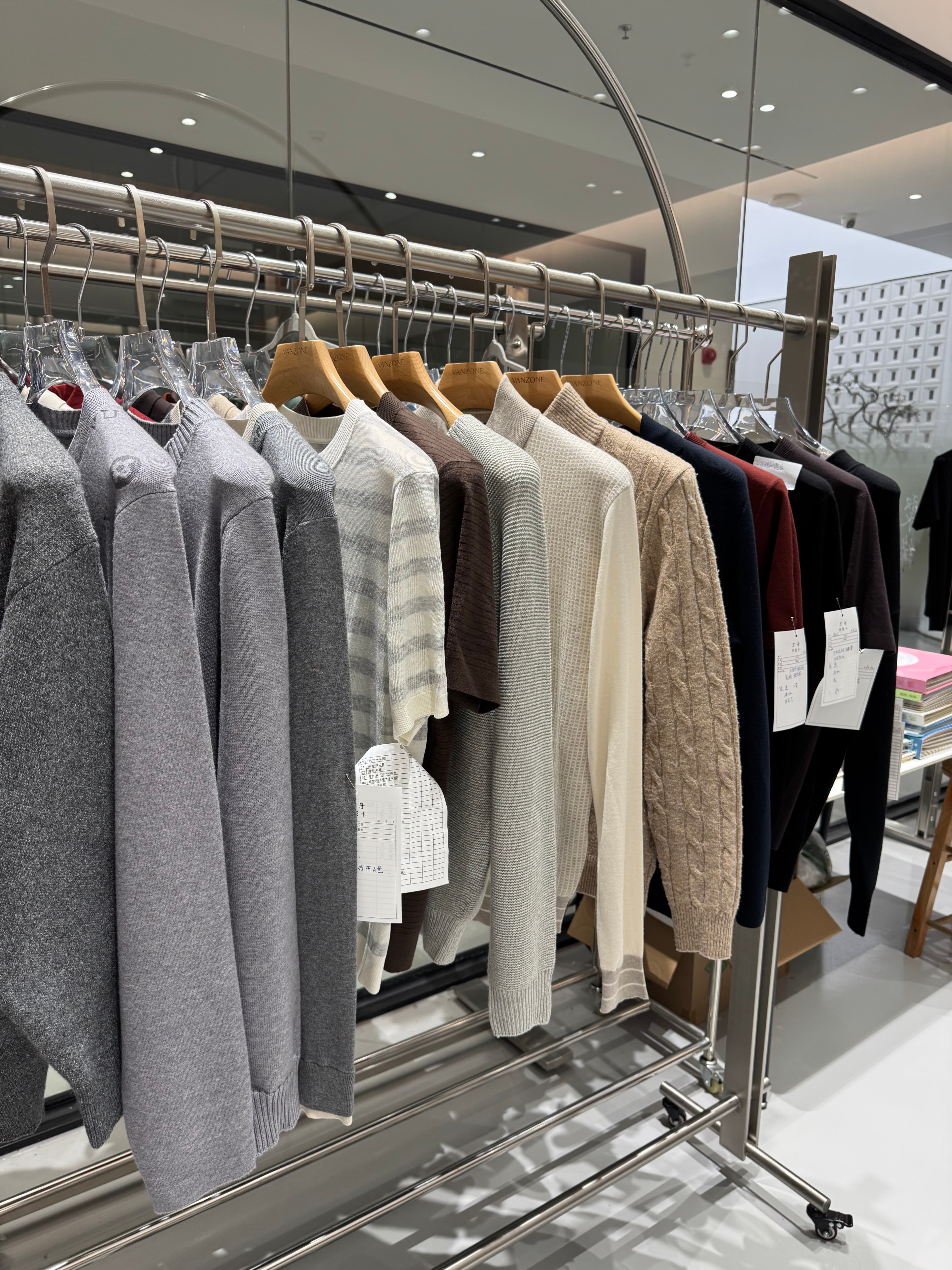 Sample lineup - Yiyi Shancuan factory visit photo
